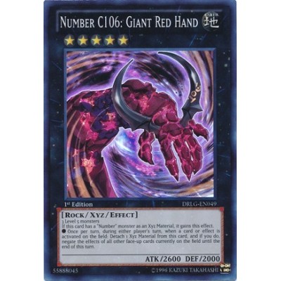 Number C106: Giant Red Hand - DRLG-EN049