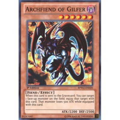 Archfiend of Gilfer - JMP-EN003 - Danificada