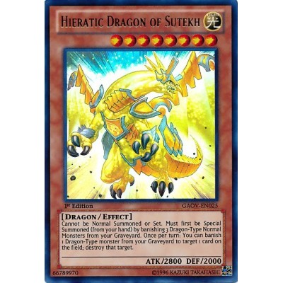 Hieratic Dragon of Sutekh - GAOV-EN025 x