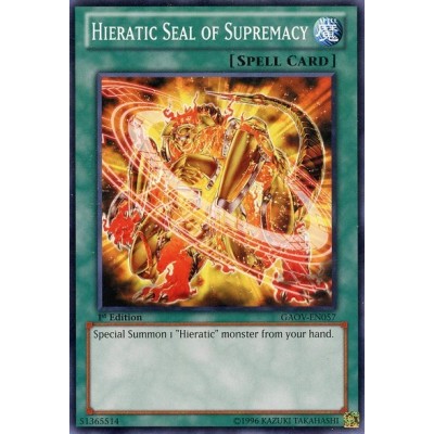 Hieratic Seal of Supremacy - GAOV-EN057