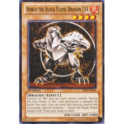 Horus the Black Flame Dragon LV4 - DR3-EN006