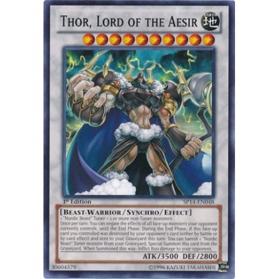 Thor, Lord of the Aesir - SP14-EN048 - Starfoil Rare