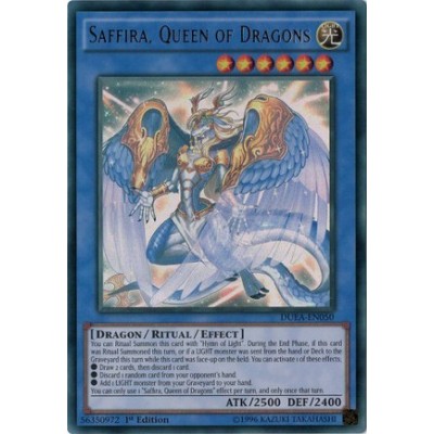 Saffira, Queen of Dragons - DUEA-EN050 - Ultimate Rare