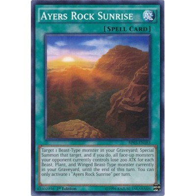 Ayers Rock Sunrise - BP03-EN183 - Shatterfoil