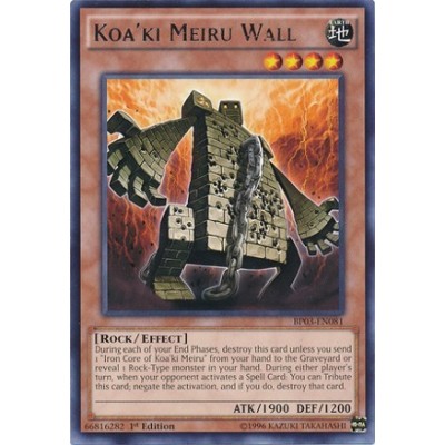 Koa'ki Meiru Wall - BP03-EN081 - Shatterfoil