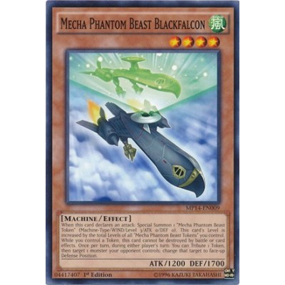 Mecha Phantom Beast Blackfalcon - MP14-EN009