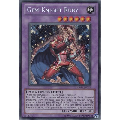 Gem-Knight Ruby - HA05-EN019