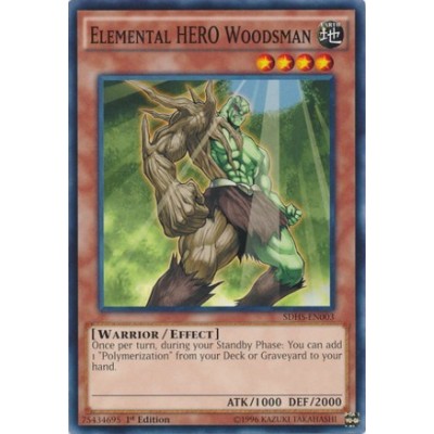 Elemental HERO Woodsman - SDHS-EN003