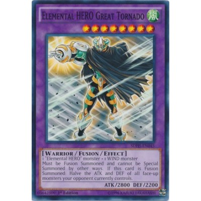 Elemental HERO Great Tornado - SDHS-EN045