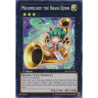 Melomelody the Brass Djinn - SP14-EN030 - Starfoil Rare