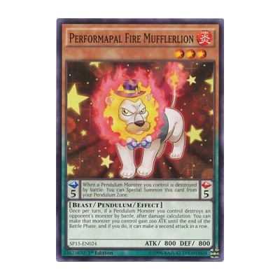 Performapal Fire Mufflerlion - SP15-EN024