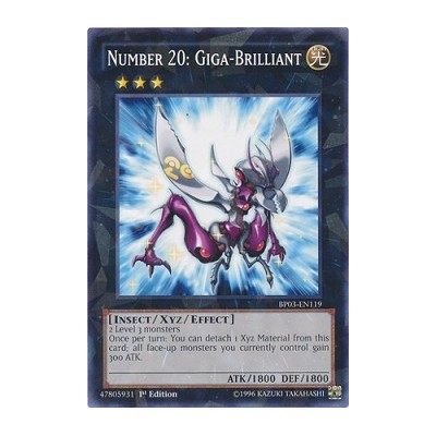 Number 20: Giga-Brilliant - BP03-EN119 - Shatterfoil