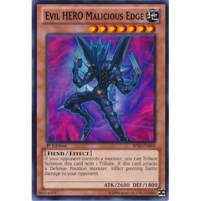 Evil HERO Malicious Edge - GLAS-EN003 - Ultimate Rare