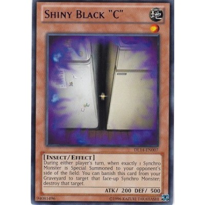 Shiny Black "C" - ANPR-EN024