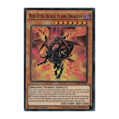 Red-Eyes Black Flare Dragon - CORE-EN020