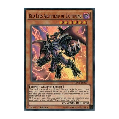 Red-Eyes Archfiend of Lightning - CORE-EN023