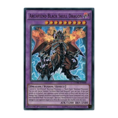 Archfiend Black Skull Dragon - CORE-EN048