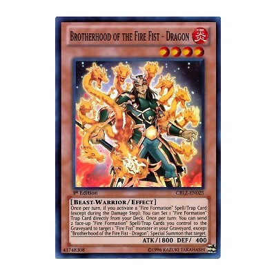 Brotherhood of the Fire Fist - Dragon - CBLZ-EN025