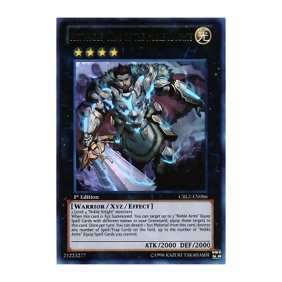 Artorigus, King of the Noble Knights  - CBLZ-EN086 - Ultimate Rare