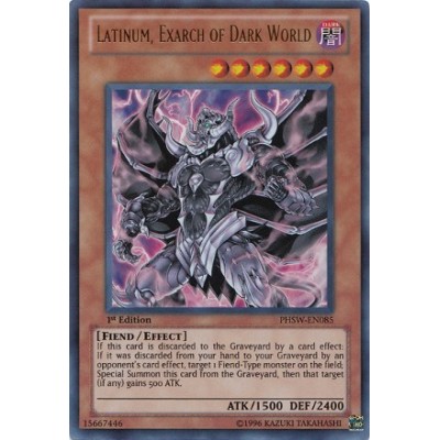 Latinum, Exarch of Dark World - PHSW-EN085 - Ultimate Rare