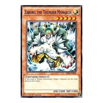 Zaborg the Thunder Monarch - SR01-EN005