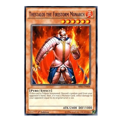 Thestalos the Firestorm Monarch - SR01-EN008