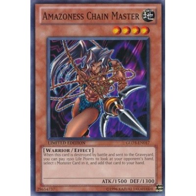 Amazoness Chain Master - GLD3-EN017