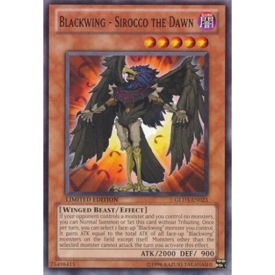 Blackwing - Sirocco the Dawn - GLD3-EN023