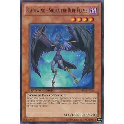 Blackwing - Shura the Blue Flame - GLD3-EN025