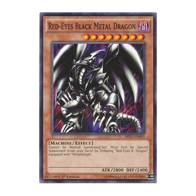 Red-Eyes Black Metal Dragon - MIL1-EN035