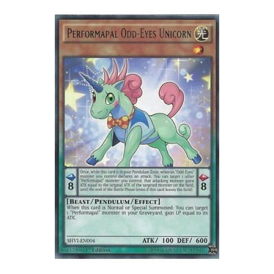 Performapal Odd-Eyes Unicorn - SHVI-EN004 x