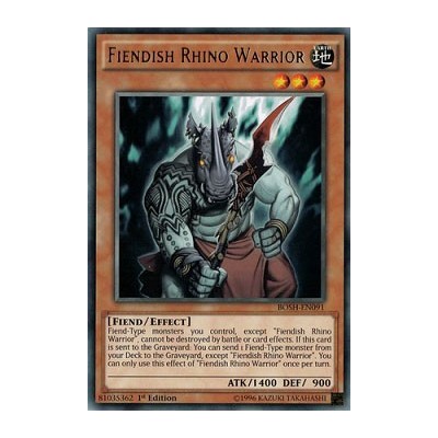 Fiendish Rhino Warrior - BOSH-EN091