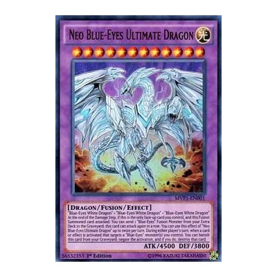 Neo Blue-Eyes Ultimate Dragon - MVP1-EN001 - Ultra Rare