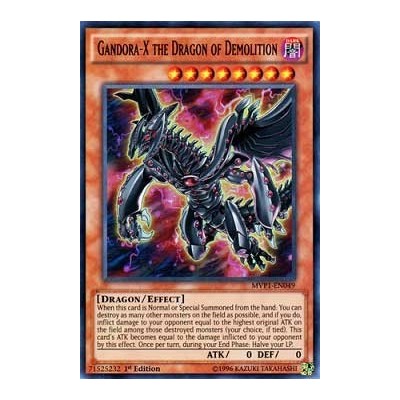 Gandora-X the Dragon of Demolition - MVP1-EN049