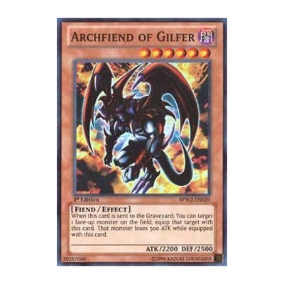 Archfiend of Gilfer - CT07-EN014