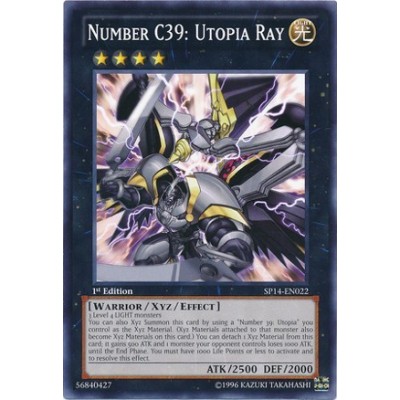 Number C39: Utopia Ray - SP14-EN022 - Starfoil Rare