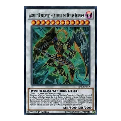 Assault Blackwing - Onimaru the Divine Thunder - TDIL-EN049