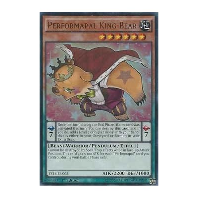 Performapal King Bear - YS16-EN002