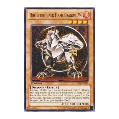 Horus the Black Flame Dragon LV4 - YSKR-EN019