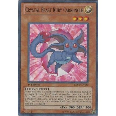 Crystal Beast Ruby Carbuncle - RYMP-EN040