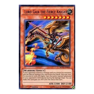 Lord Gaia the Fierce Knight - MVP1-ENG50 - Gold Rare