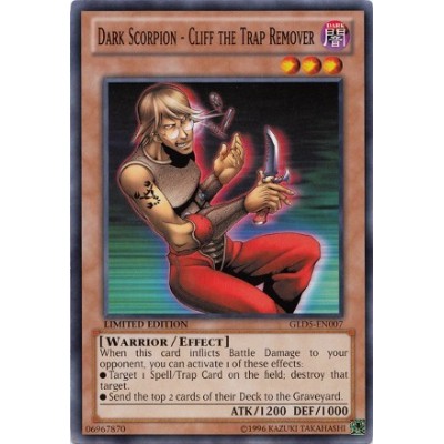 Dark Scorpion - Cliff the Trap Remover - GLD5-EN007