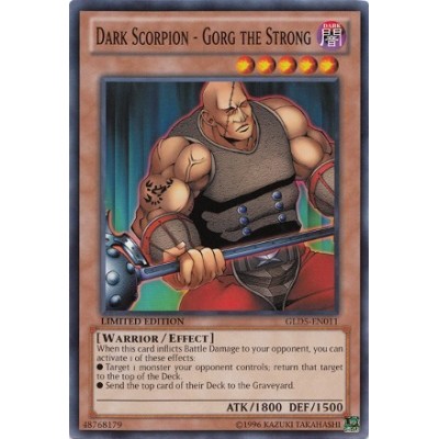 Dark Scorpion - Gorg the Strong - GLD5-EN011