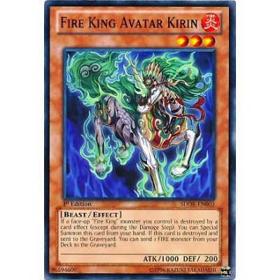 Fire King Avatar Kirin - SDOK-EN003