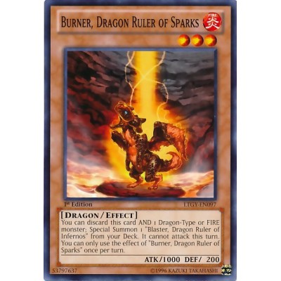 Burner, Dragon Ruler of Sparks - LTGY-EN097