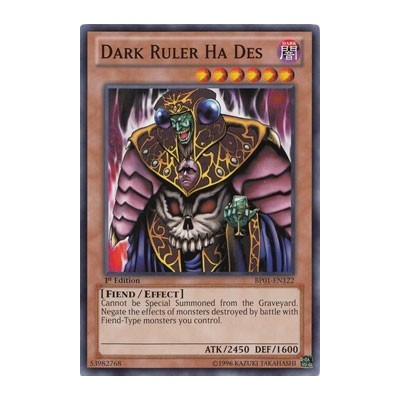 Dark Ruler Ha Des - BP01-EN122 - Starfoil Rare