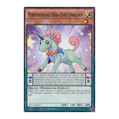 Performapal Odd-Eyes Unicorn - SP17-EN033