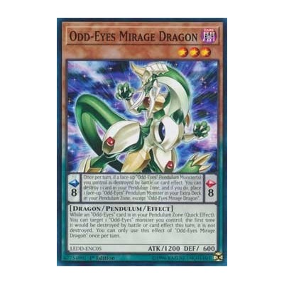 Odd-Eyes Mirage Dragon - LEDD-ENC05