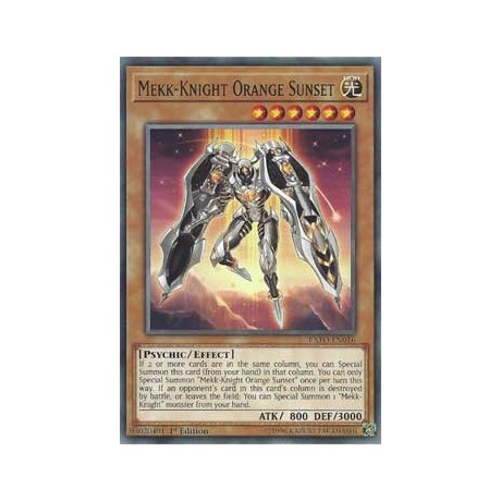 Mekk-Knight Orange Sunset - EXFO-EN016