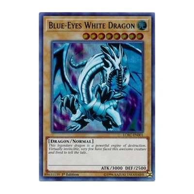 Blue-Eyes White Dragon - LCKC-EN001 (LOB)